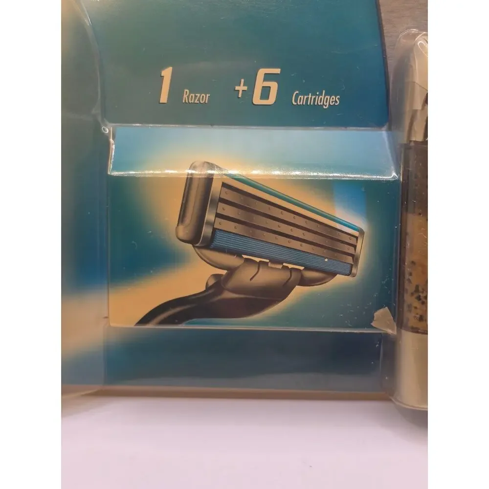 Sealed Vintage Gillette Mach 3 Turbo with 6 Cartridges‎ 2003